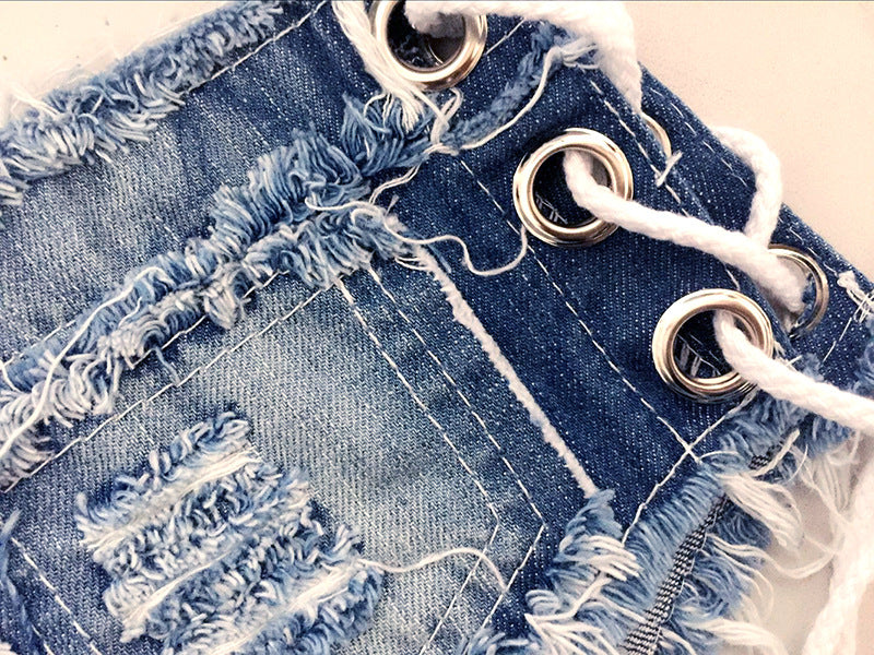 Women's denim shorts - Zalixer