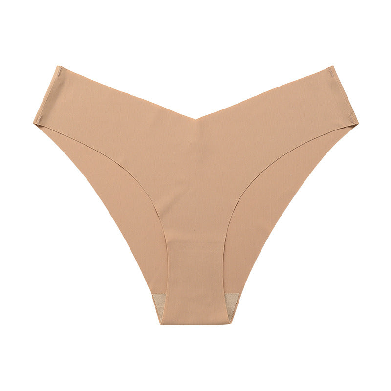 Seamless Ice Silk Underwear Women's Cotton Crotch Breathable Underwear - Zalixer