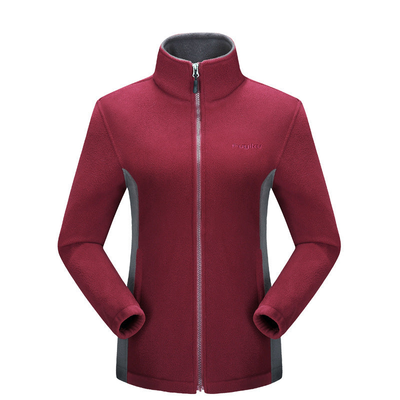 Winter leisure outdoor polar fleece jacket