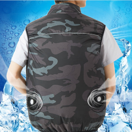 Summer Cooling Jacket Outdoor Cooling Fan Vest - Zalixer