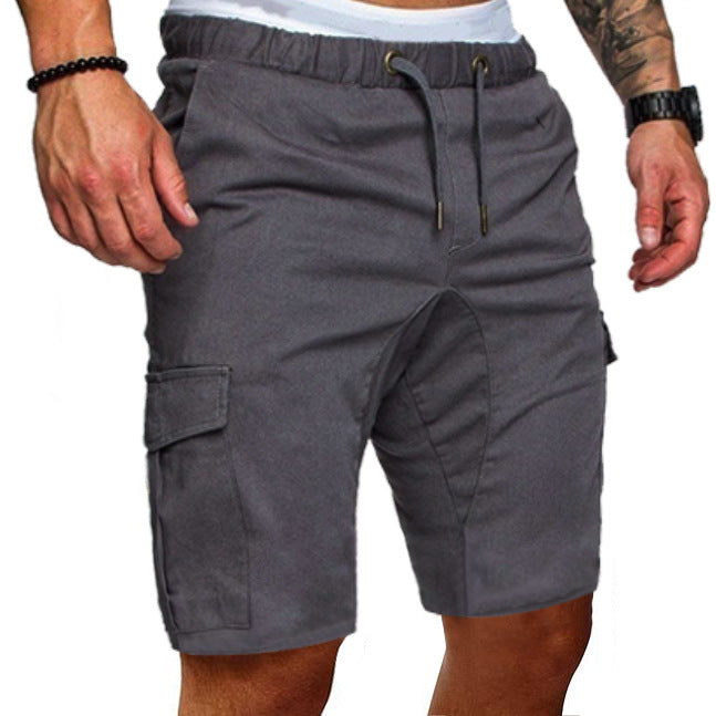 Casual tooling multi-pocket casual men's shorts - Zalixer