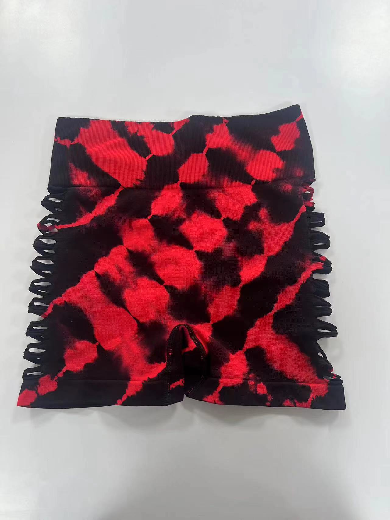Tie-dye Yoga Bum Lift Shorts - Zalixer