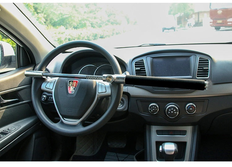 Motor Steering Wheel Lock Car Adjustable Telescopic Security Lock Safety Lock Car Safety Hammer