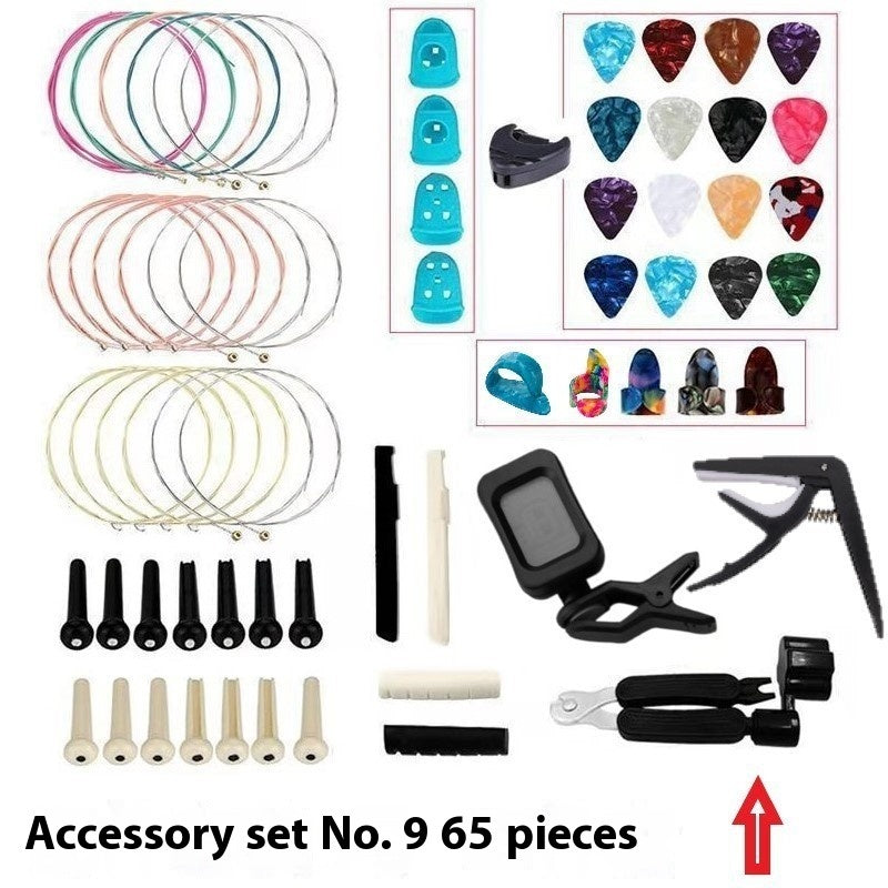 Guitar Accessories Suit Pick String Nail Pillow - Zalixer