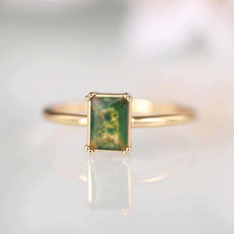 Womens Ring Elegant Imitation-Gold Jewelry - Zalixer