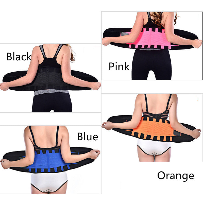 Sports Breathable Waist Belt Squat Strength Support Waist Training Fitness Weight Lifting Waist Posture Corrector - Zalixer