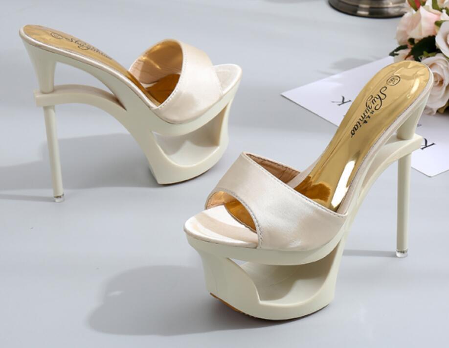 Womens Satin-Trimmed Diamond-Embellished Chiffon Floral Heels - Zalixer