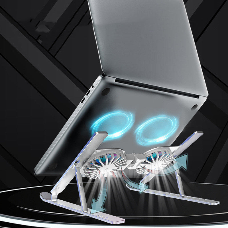 Laptop Stand Aluminum Alloy Cooling Storage Folding - Zalixer