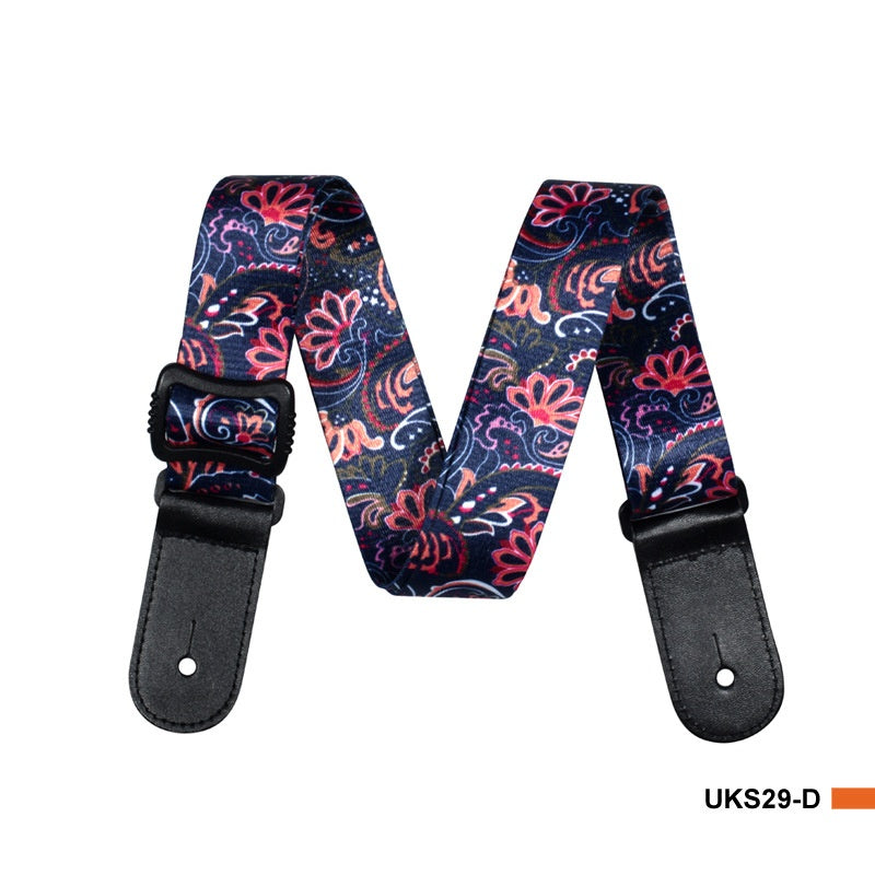 Thermal Transfer Printing Ukulele Color Small Guitar Belt