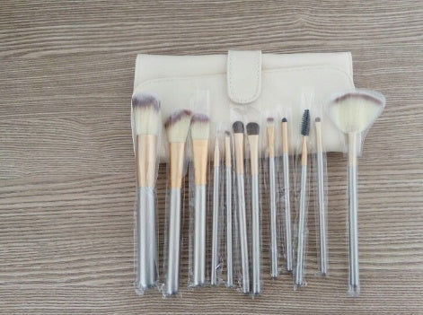 Persian Make-up Brush Suit Rice White Make Up Brush, Champagne Color Brush Handle Make-up Brush Without - Zalixer