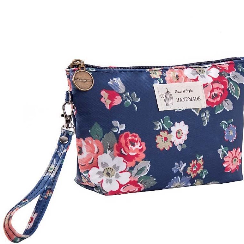 Monogram tarpaulin printed make-up bag - Zalixer