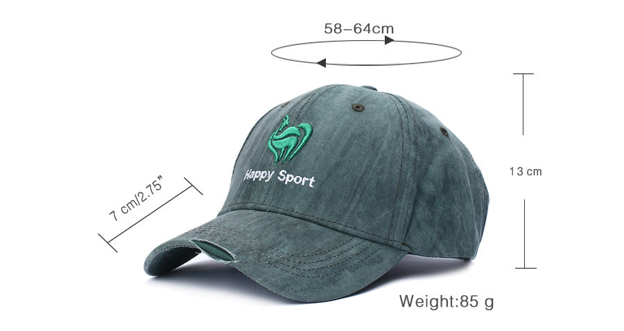 Fashion Simple Letter Embroidery Baseball Cap - Zalixer