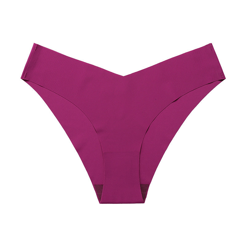 Seamless Ice Silk Underwear Women's Cotton Crotch Breathable Underwear - Zalixer