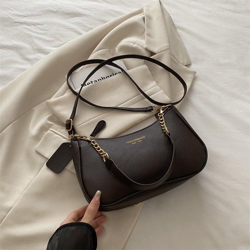 Fashionable Solid-Color Womens Shoulder Crossbody Bag - Zalixer