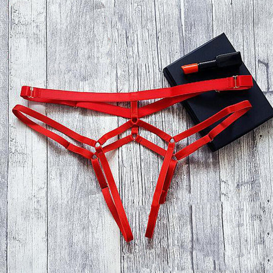 File Shoulder Strap Panties Ladies Transparent Beautiful Buttocks Laces - Zalixer