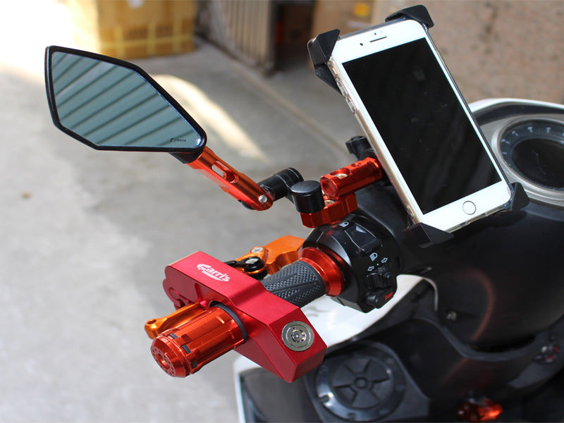 Motorcycle Lock Anti-Theft Lock Aluminum Alloy Handlebar Horn Lock