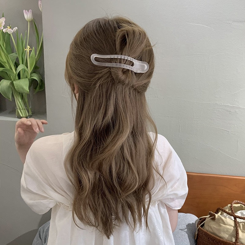 Irregular Ink Color Matte Simple Special-interest Design Duckbilled Hair Accessories - Zalixer
