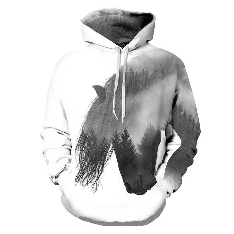 Printed Men's And Women's Hoodie