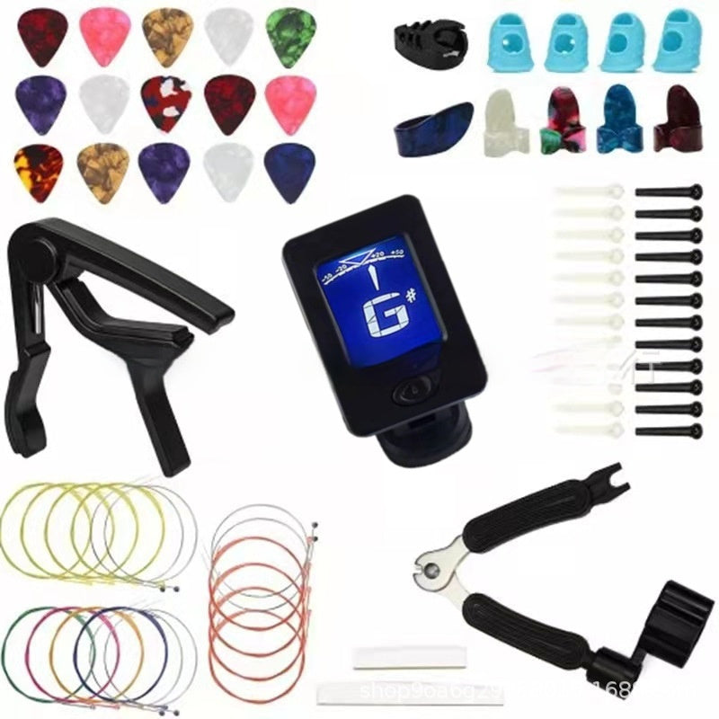 Guitar Accessories Suit Pick String Nail Pillow - Zalixer