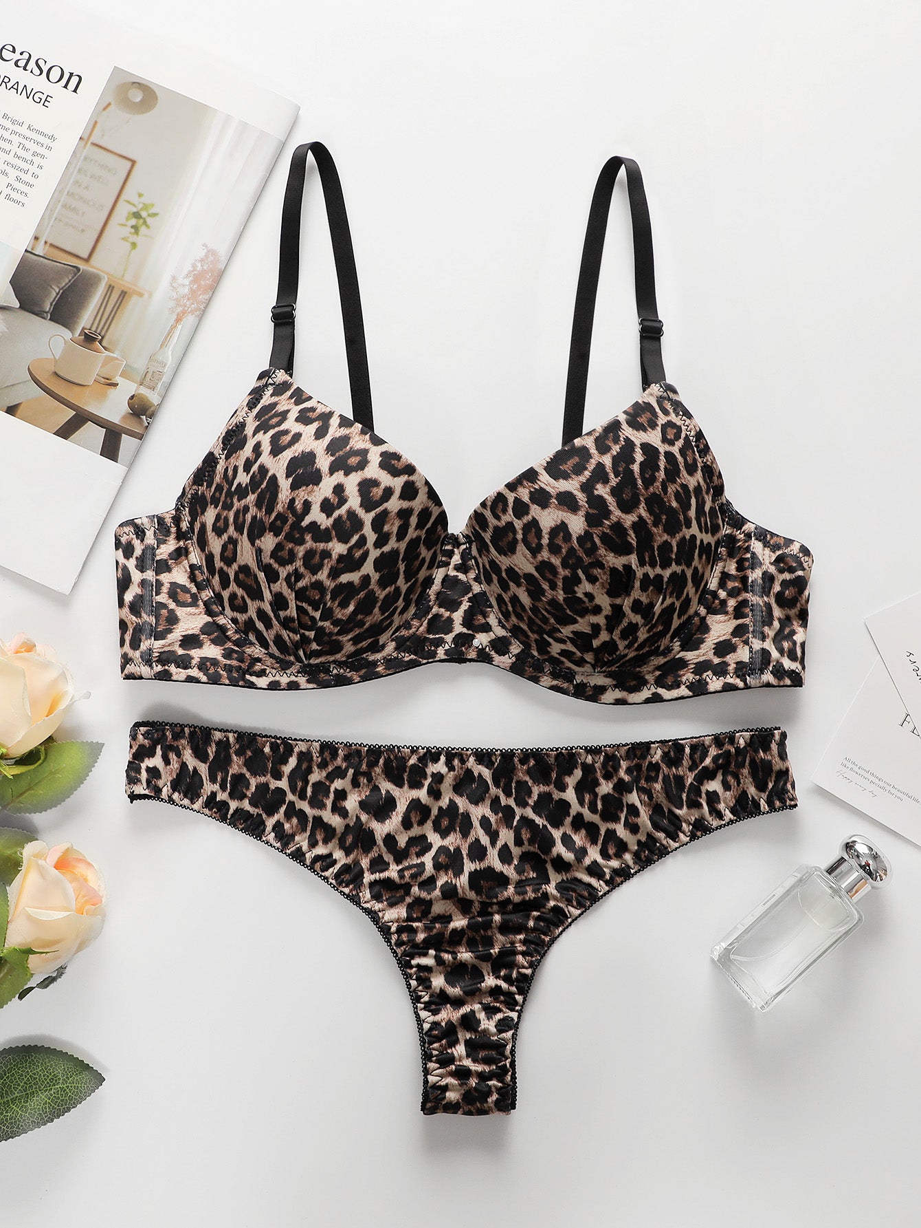 Women's Lingerie Set, Sexy Push-up Bra And Panties - Zalixer