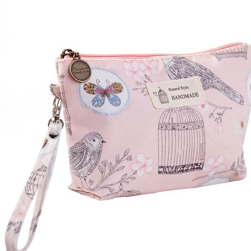 Monogram tarpaulin printed make-up bag - Zalixer
