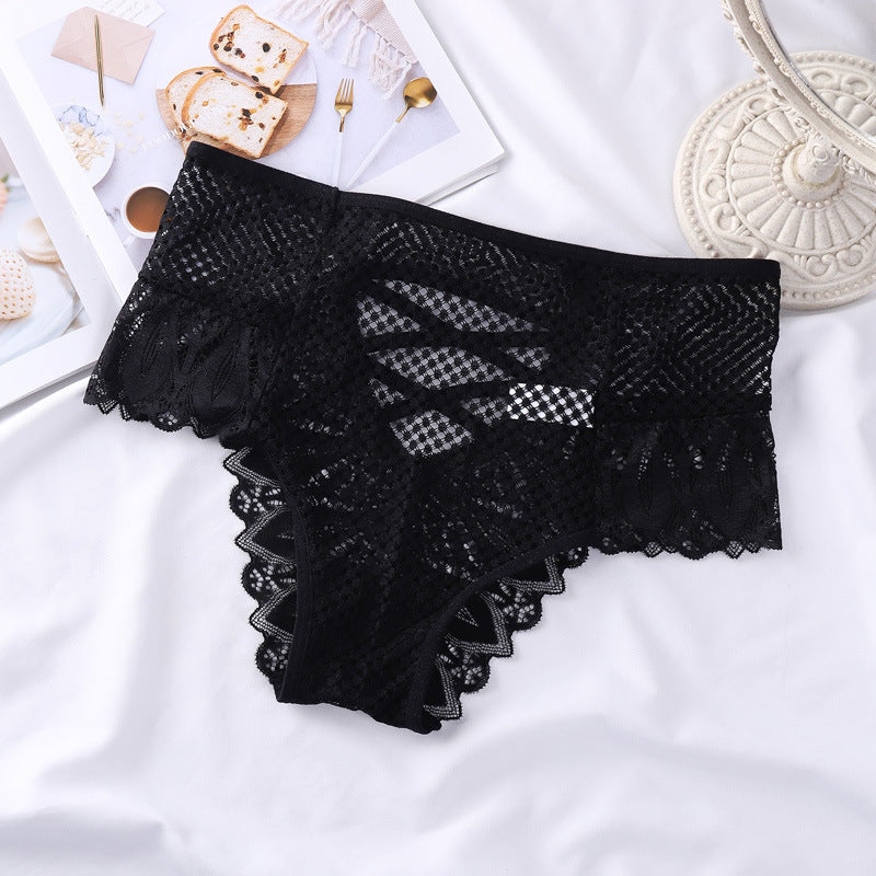 Women's Panties Lace Cross Strap Briefs - Zalixer