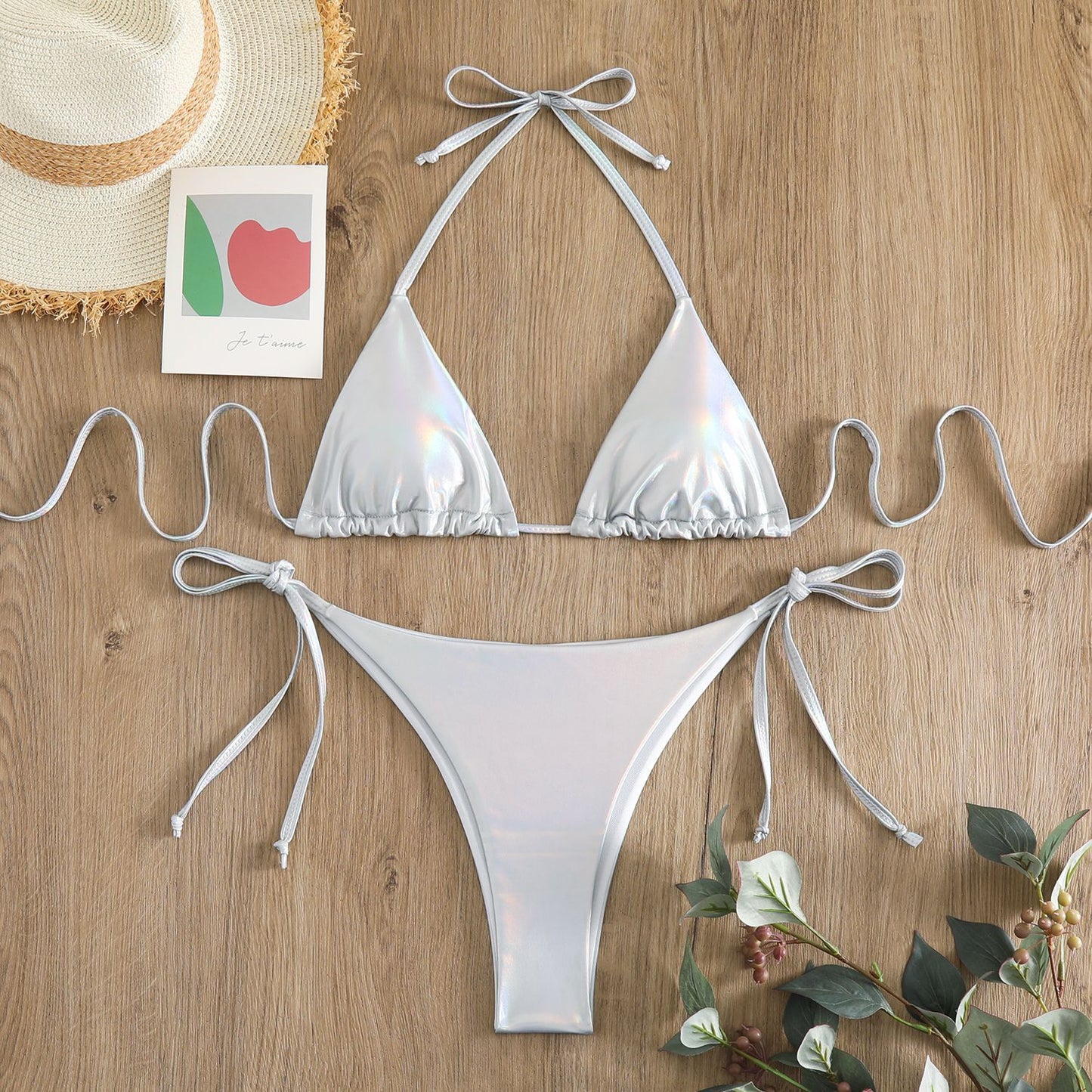 Women's New Swimsuit Lace-up Bikini - Zalixer