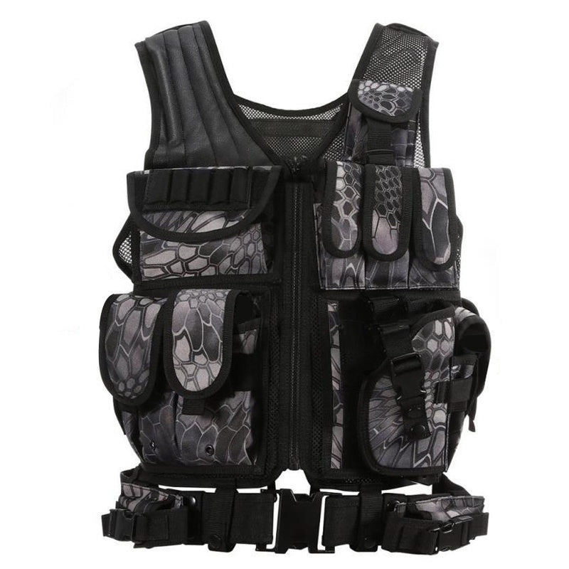 Tactical Vest Military Combat Army Armor Vests Molle Airsoft Plate Carrier Swat Vest Outdoor Hunting Fishing CS Training Vest - Zalixer