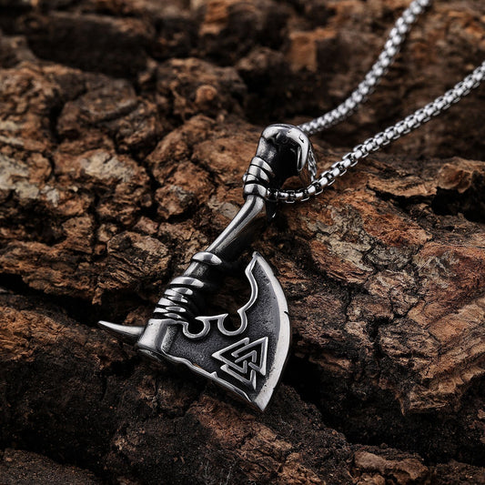 Versatile Trendy Axe-shaped Titanium Steel Pendant