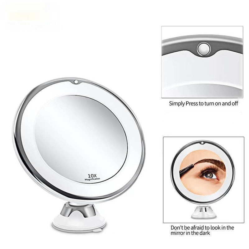 Led Make-up Mirror With Supplement Light - Zalixer