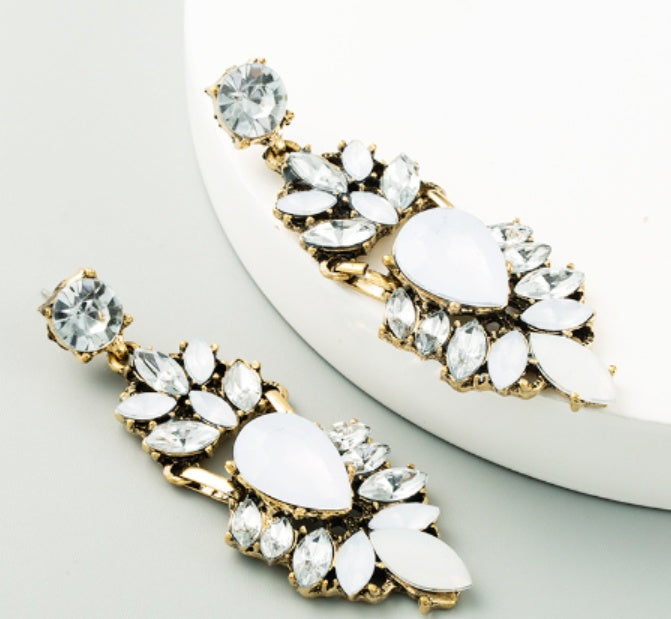 Women's Crystal Earrings Earrings Earrings Earrings - Zalixer