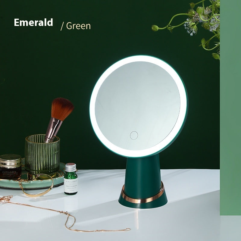 Desktop Led Make-up Mirror With Light - Zalixer