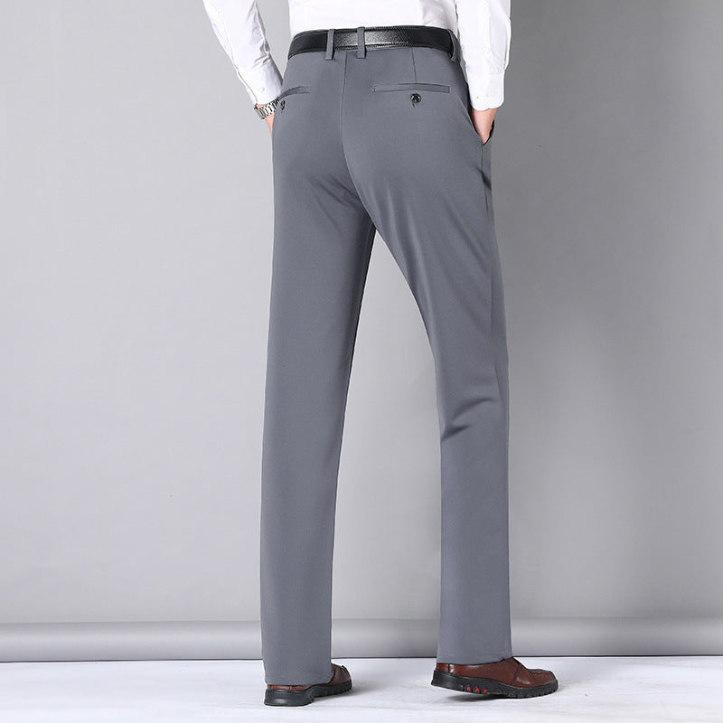 Loose Straight Men's Business Casual Pants