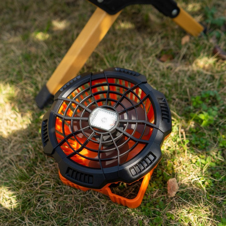 Outdoor Camping Remote Control Fan Night Fishing LED Light