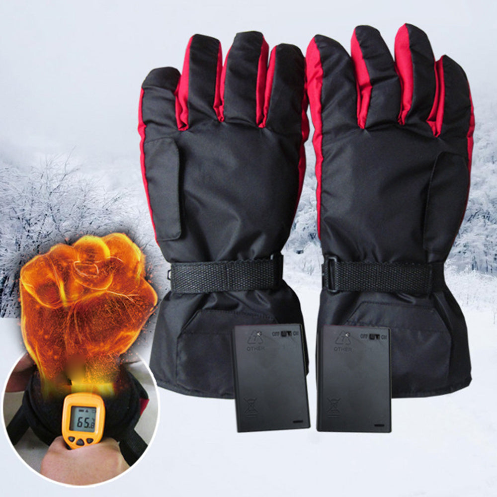 Cycling Gloves Five-finger Back Thermoelectric Gloves