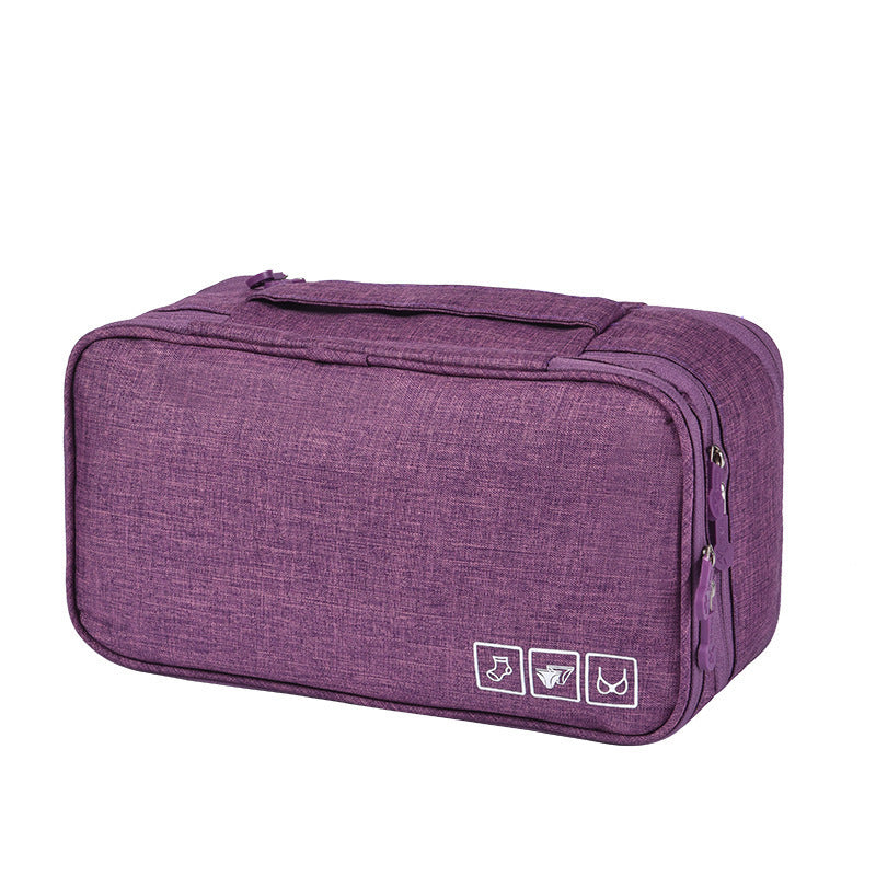 Waterproof Underwear Bag Bra Storage Bag Travel Underwear Sock Bag Clothing Finishing Bag Wash Make-up Bag Handbag - Zalixer