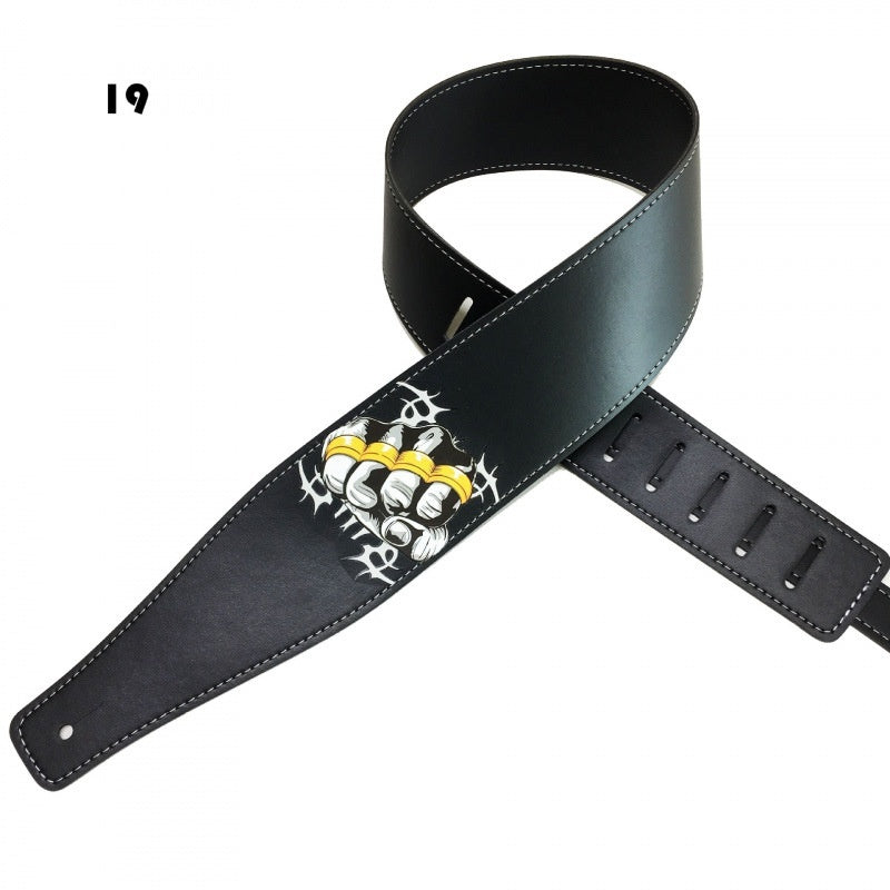 Color Printing Folk Guitar Shoulder Strap Musical Instrument Accessories