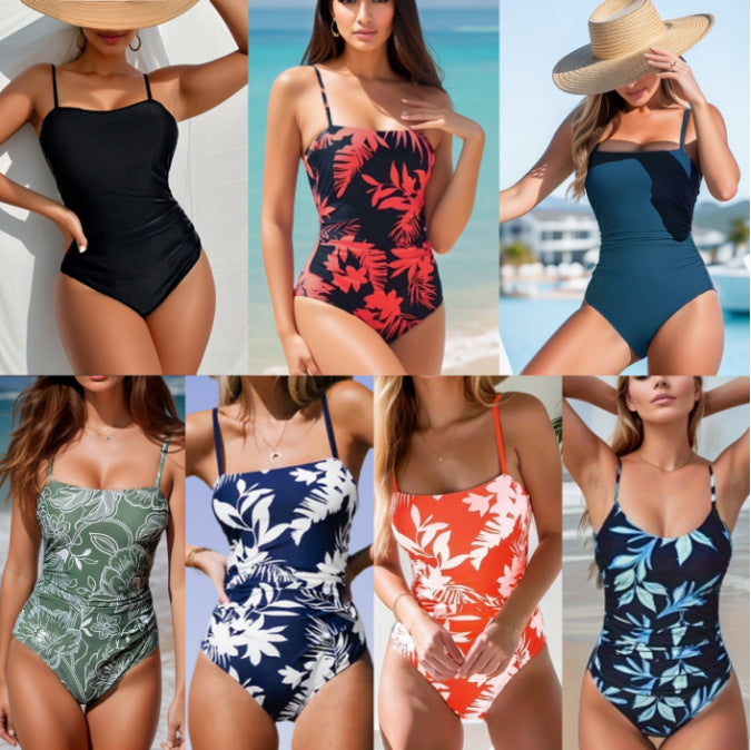 Women's Bikini Printed One-piece Swimsuit - Zalixer