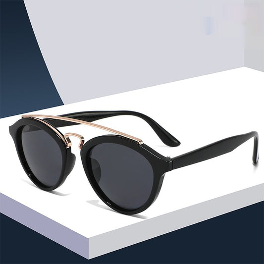 Womens Classic Narrow-Frame Dual-Beam Sunglasses - Zalixer