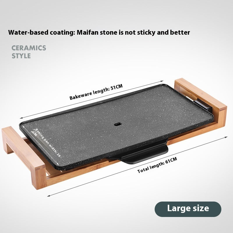 Electric Barbecue Grill Household Iron Plate Barbecue Grill Electric Baking Pan