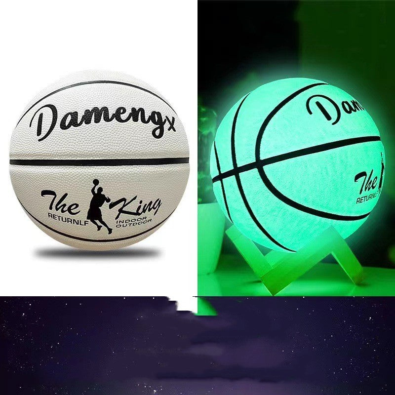 Luminous Basketball PU Soft Leather Outdoor Wear-resistant And Non-slip