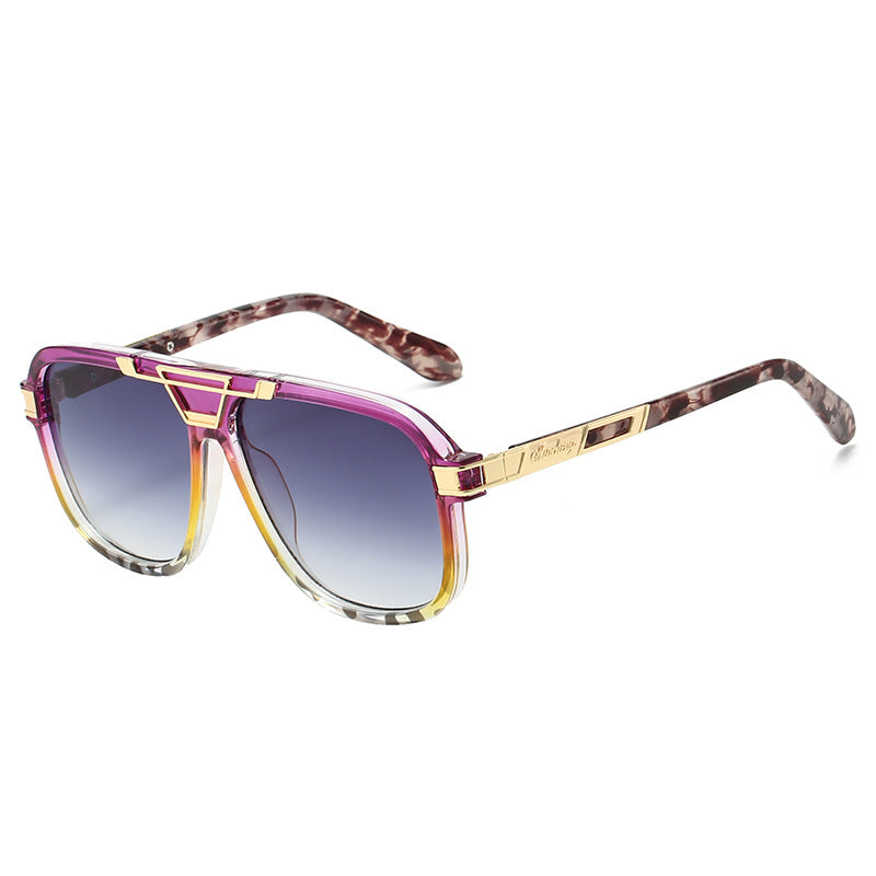 Womens Cross-Border Stylish Colorful Sunglasses - Zalixer