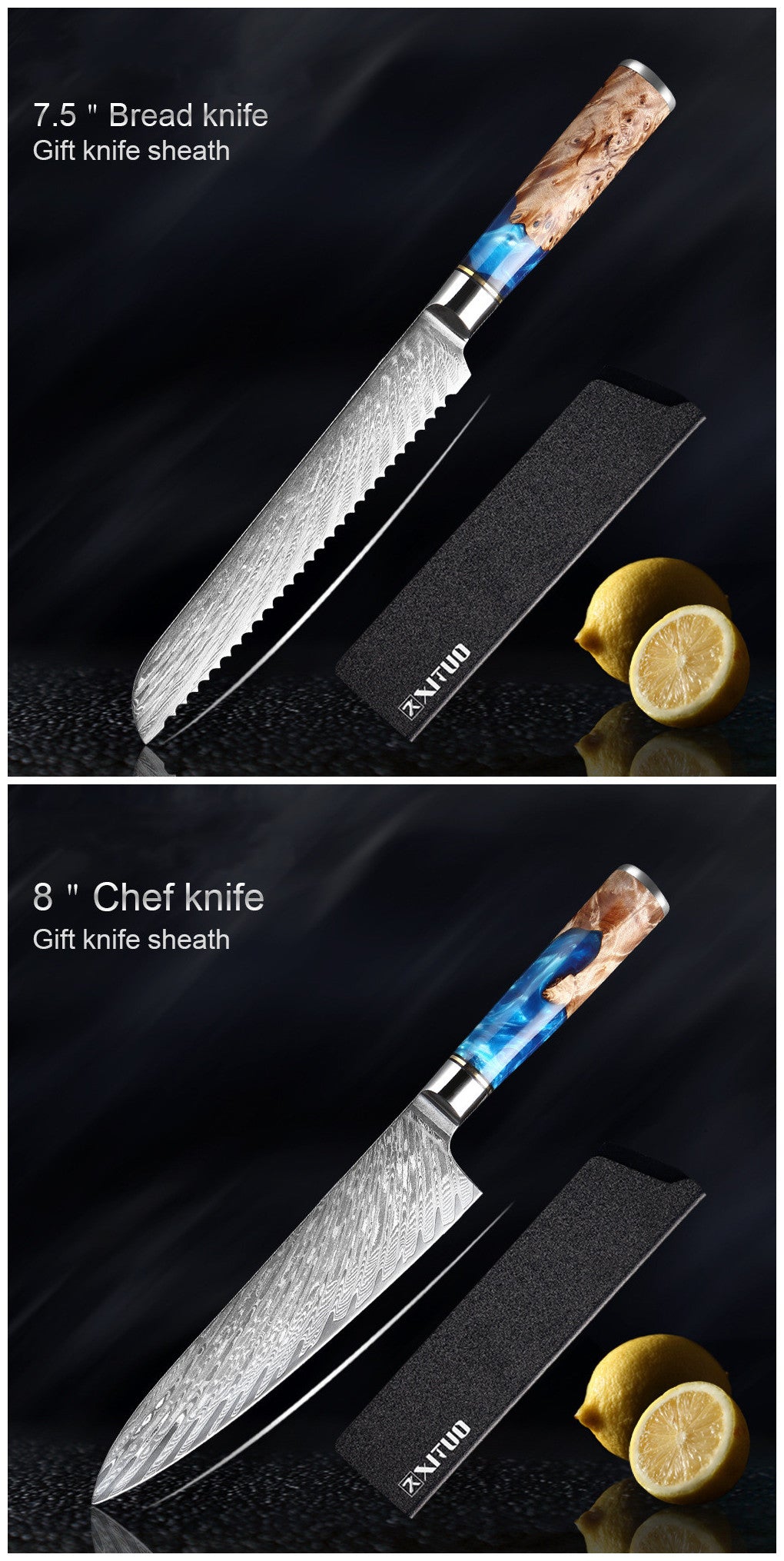 Chef’s Meat Chopping Kitchen Knife Set