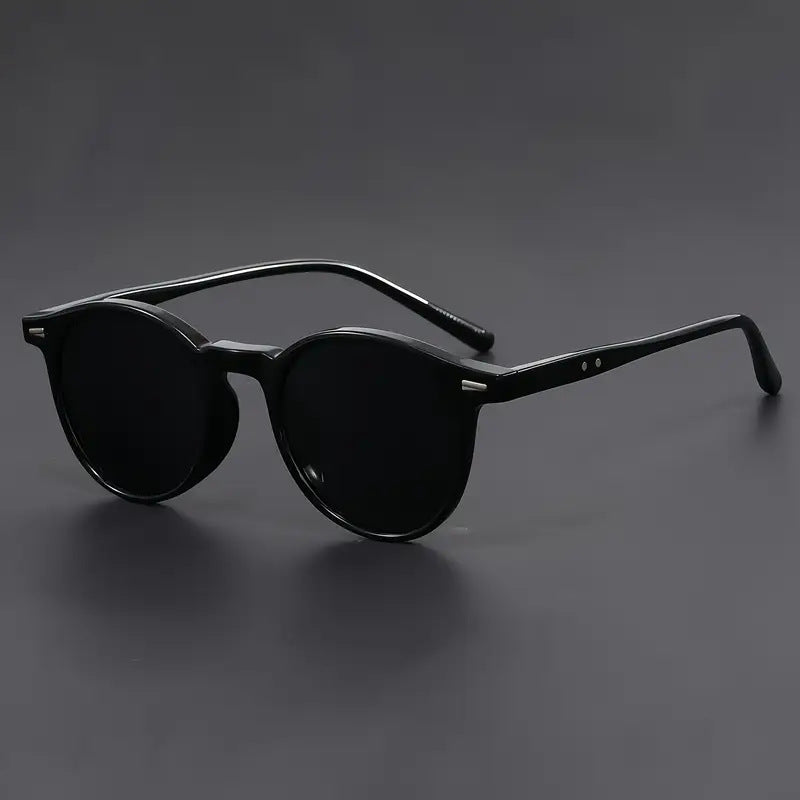 Vintage Round Mens Sunglasses Set Womens Eyewear - Zalixer