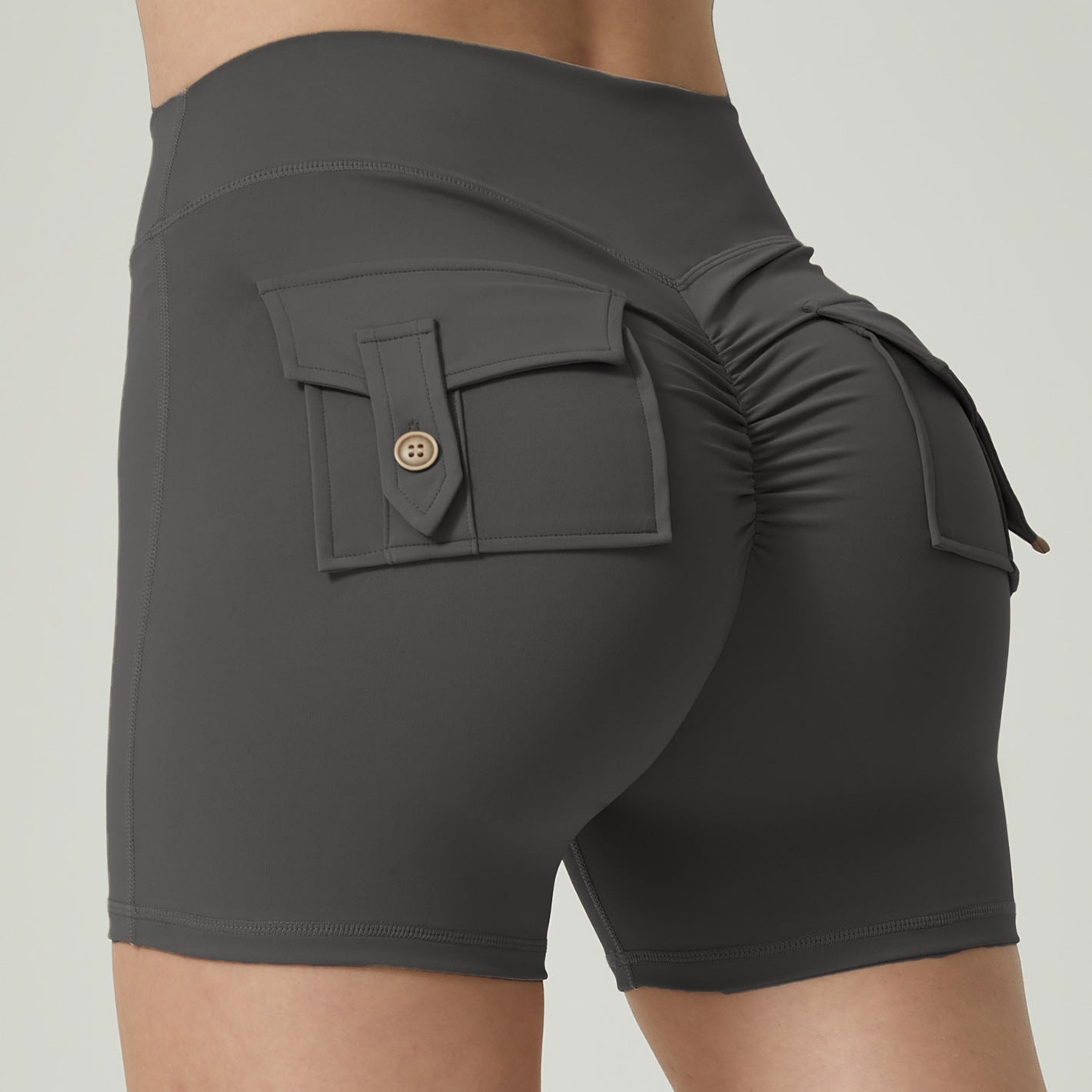 Pocket Fitness Sports Yoga Shorts - Zalixer