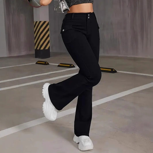 Elastic  Slim-Fit Versatile Womens Jeans - Zalixer