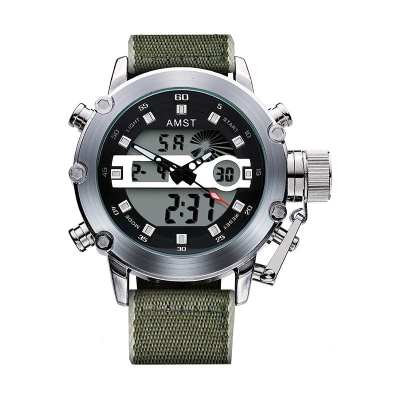 Men's Multi-functional Casual Sports Waterproof Electronic Watch