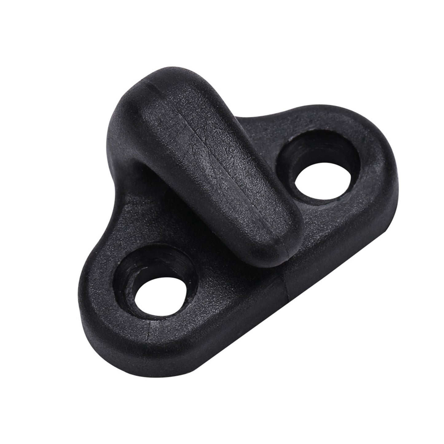 Nylon Kayak Lashing J Shape Hooks Replacement Black With Flat head Screws