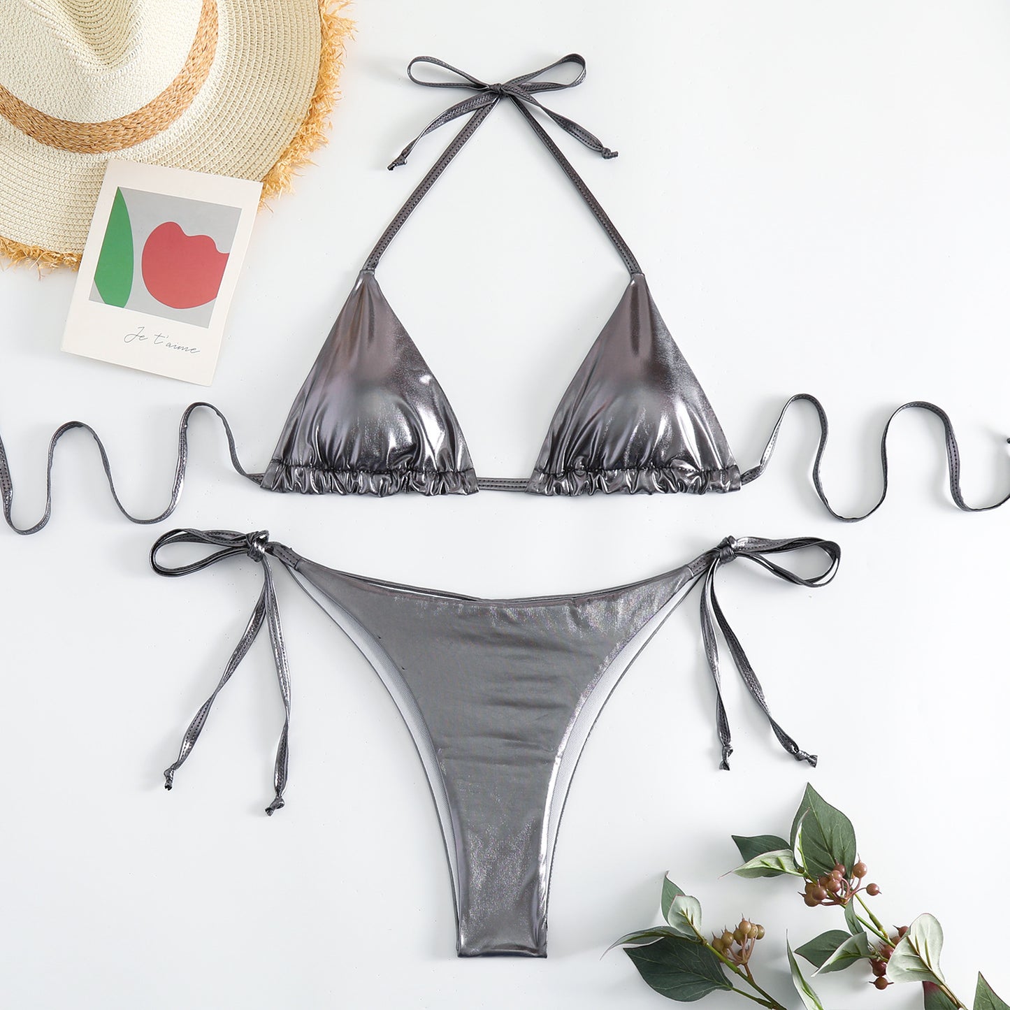 Women's New Swimsuit Lace-up Bikini - Zalixer