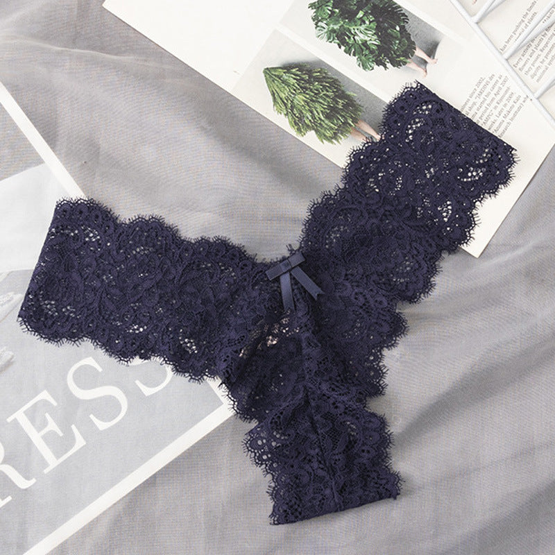 Women's French Lace Low Waist Panties - Zalixer